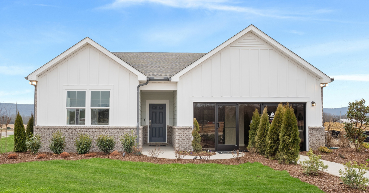 Classic White Farmhouse Exterior