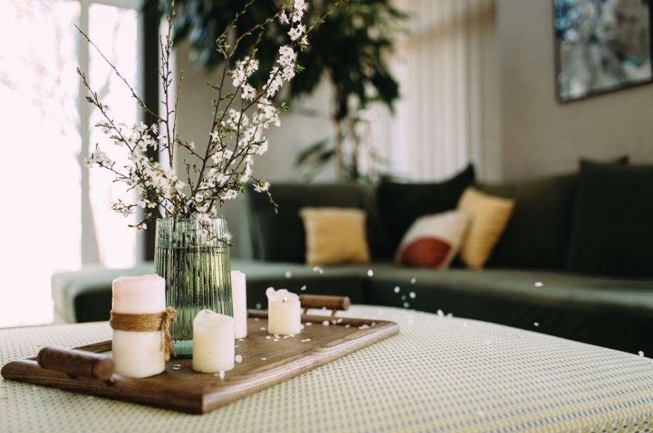 Candle tablescape