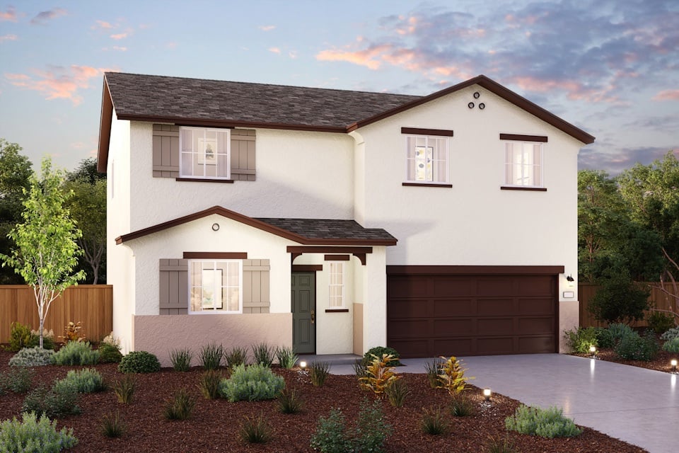 liberty hill, marigold elevation a rendering, right swing, tulare, ca