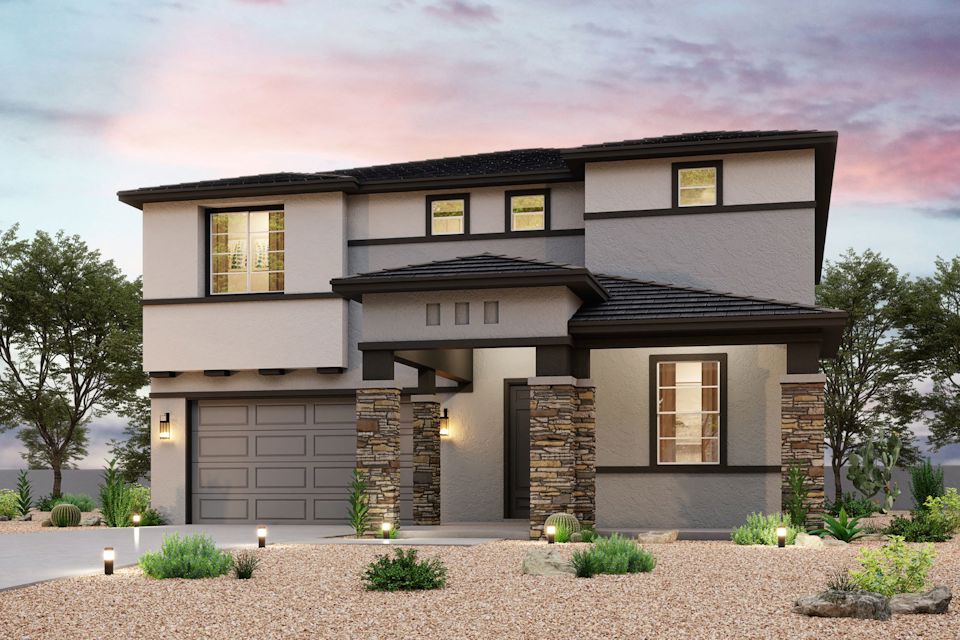 The Residence 10 Elevation C at Village at Sundance - The Vistas Collection