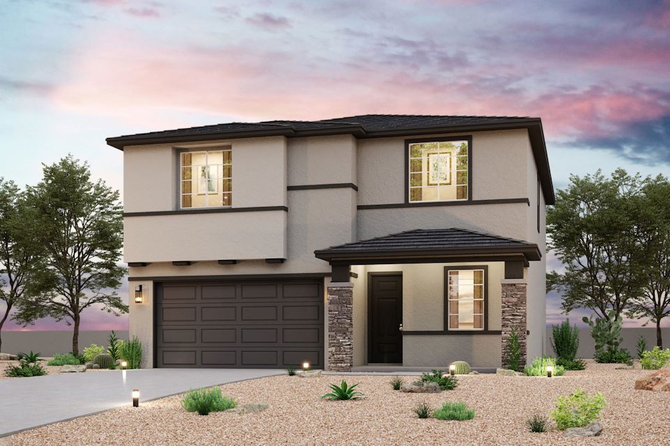 The Residence 5 Elevation C at Village at Sundance - The Vistas Collection