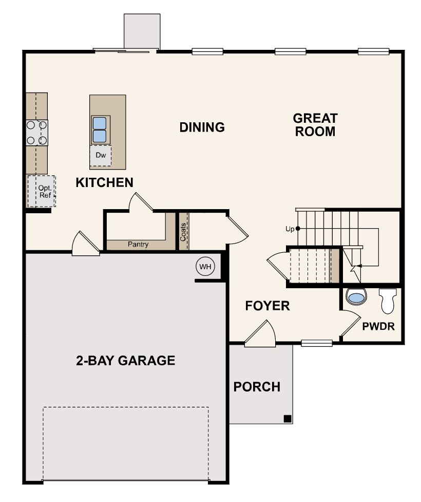 Burton Floorplan at Ashley Falls by Century Communities