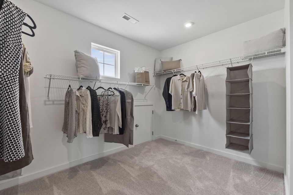Harding Primary Walk-In Closet at Blue Sky Meadows in Monroe