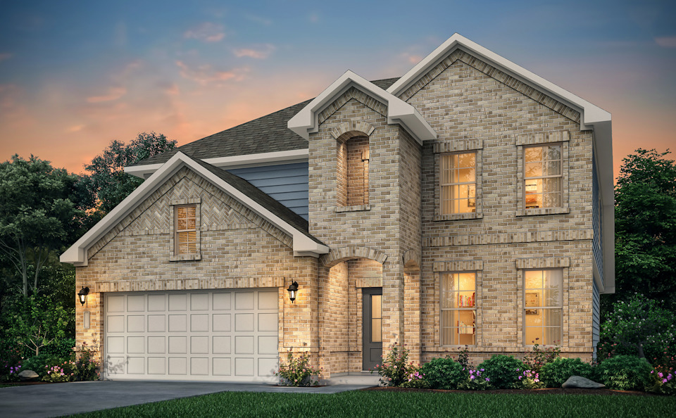 The Magnolia Elevation N at The Woodlands Hills