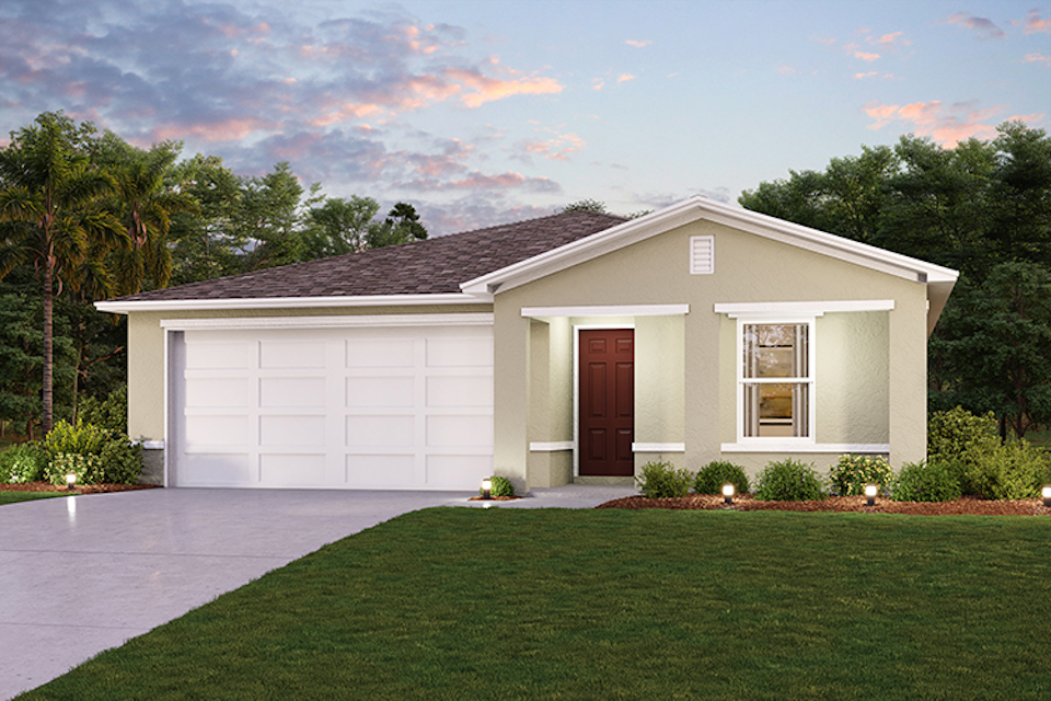 The PORTSMOUTH Elevation B at Palm Coast Signature