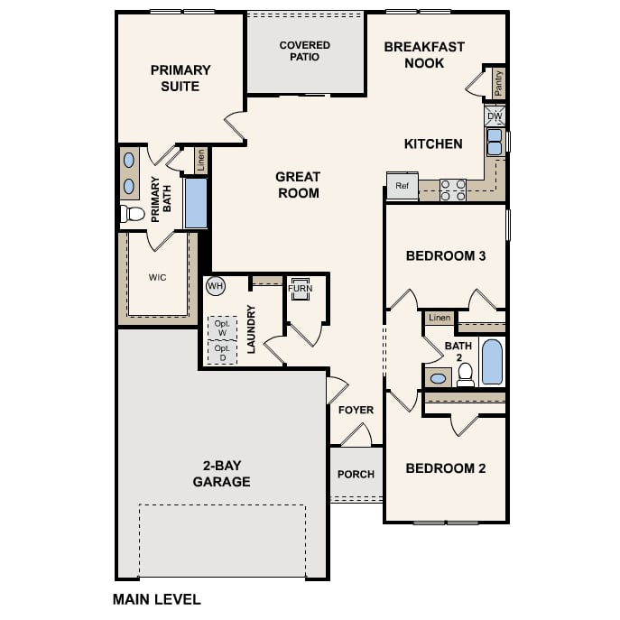 BEAUMONT Floorplan at Sunny Hills Classic by Century Complete