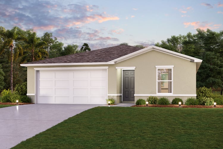 PORTSMOUTH Floorplan at Vero Lake Estates by Century Complete