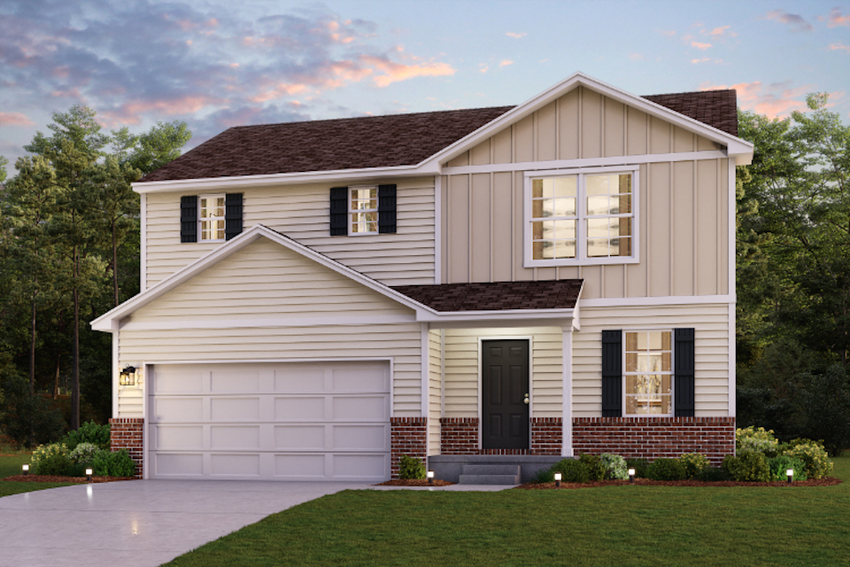 dupont plan of a new construction home in michigan